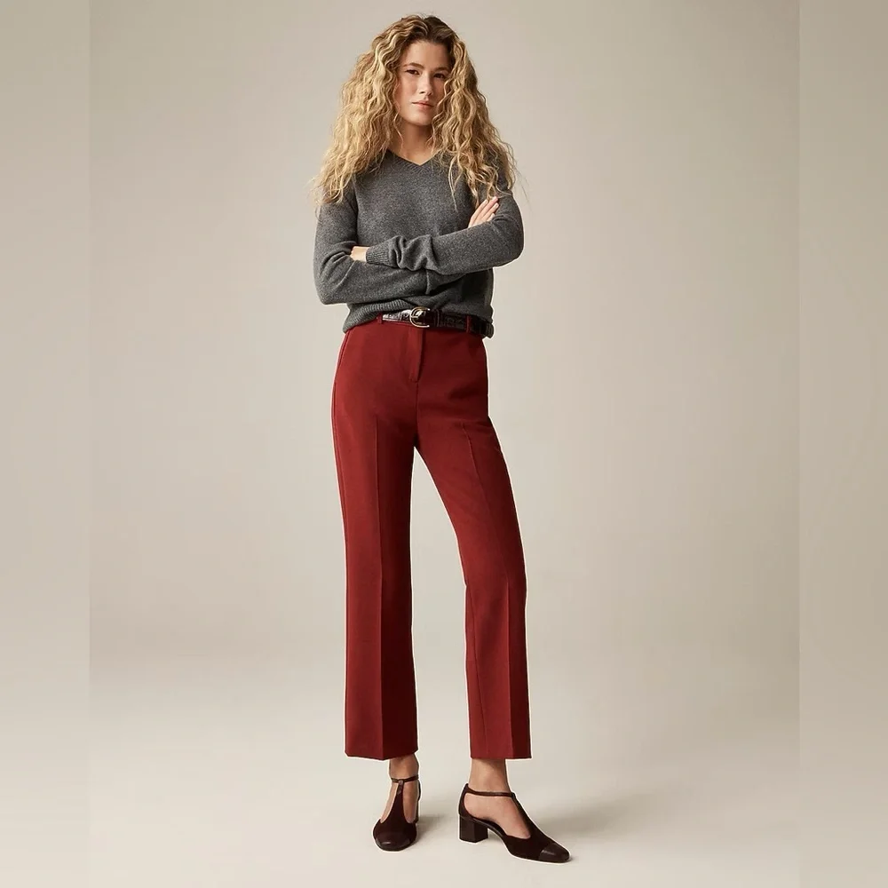 J. Crew Madelyn Blazer + Kaya Pants Crimson Bloom New with Tags!